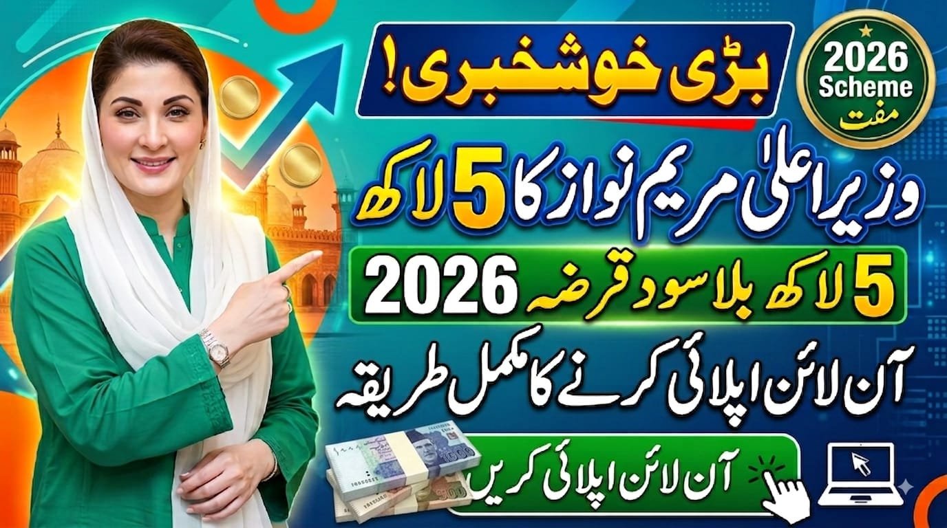 Good News! CM Punjab Maryam Nawaz Loan Scheme 2026 | Rs. 5 Lakh Interest-Free Loan & Application Guide, getmuz57